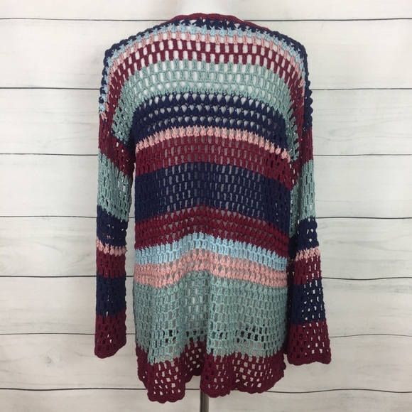 Show Me Your Mumu Paula Crochet Stripe Pullover - Picture 3 of 9